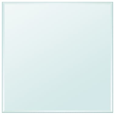 vidaXL Tampo de mesa em vidro temperado, quadrado, 800x800 mm[1/4]