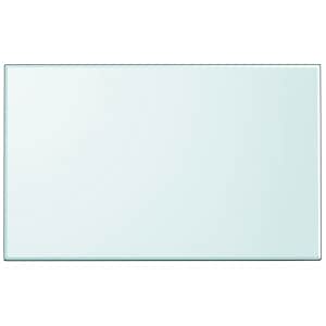Stolní deska z tvrzeného skla obdélníková 1000x620 mm - obrázek 1