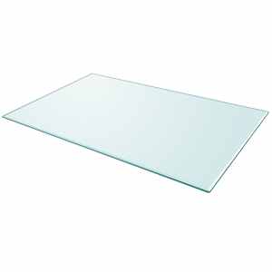 Stolní deska z tvrzeného skla obdélníková 1000x620 mm - obrázek 2