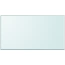 vidaXL Tampo de mesa em vidro temperado, retangular, 1200x650 mm