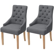 vidaXL Eetkamerstoelen 2 stuks