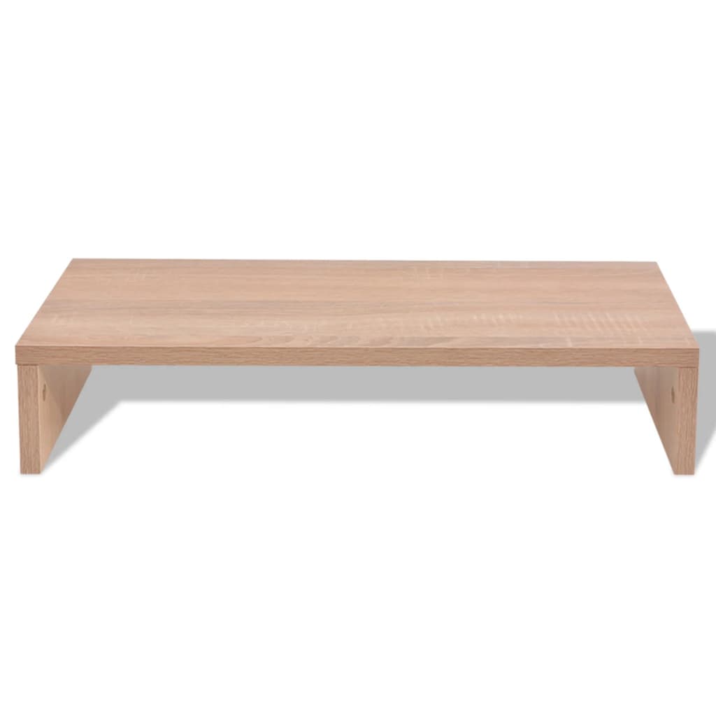 

vidaXL Tv-/monitorstandaard 60x23,5x12 cm spaanplaat beige