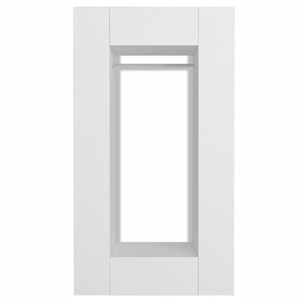 vidaXL Armoire de garde-robe 106 x 36,5 x 192 cm Blanc