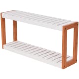 vidaXL Estantería de baño 60x15x28,5 cm bambú