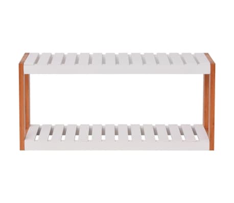 vidaXL Étagère de salle de bain Bambou 60 x 15 x 28,5 cm