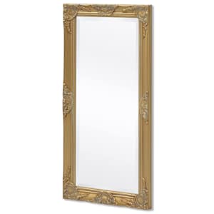 Nástěnné zrcadlo barokní styl 100 x 50 cm zlaté - obrázek 4