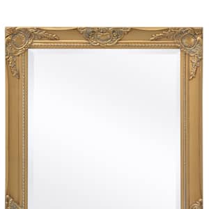 Nástěnné zrcadlo barokní styl 100 x 50 cm zlaté - obrázek 7