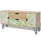 vidaXL Kredens/szafka MDF 110x30x50 cm, brązowy