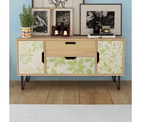 vidaXL Sideboard MDF 100x30x50 cm Brown