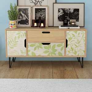 vidaXL Spintelė, MDF, 100x30x50 cm, ruda