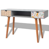 vidaXL konsoles galdiņš, 120x40x78 cm, pelēks MDF