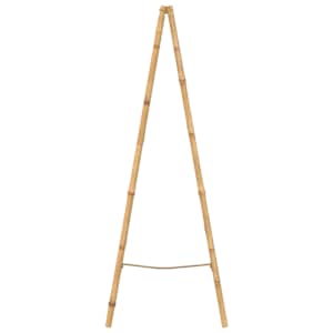 Dvojitý žebřík na ručníky s 5 příčlemi bambusový 50x160 cm - obrázek 6