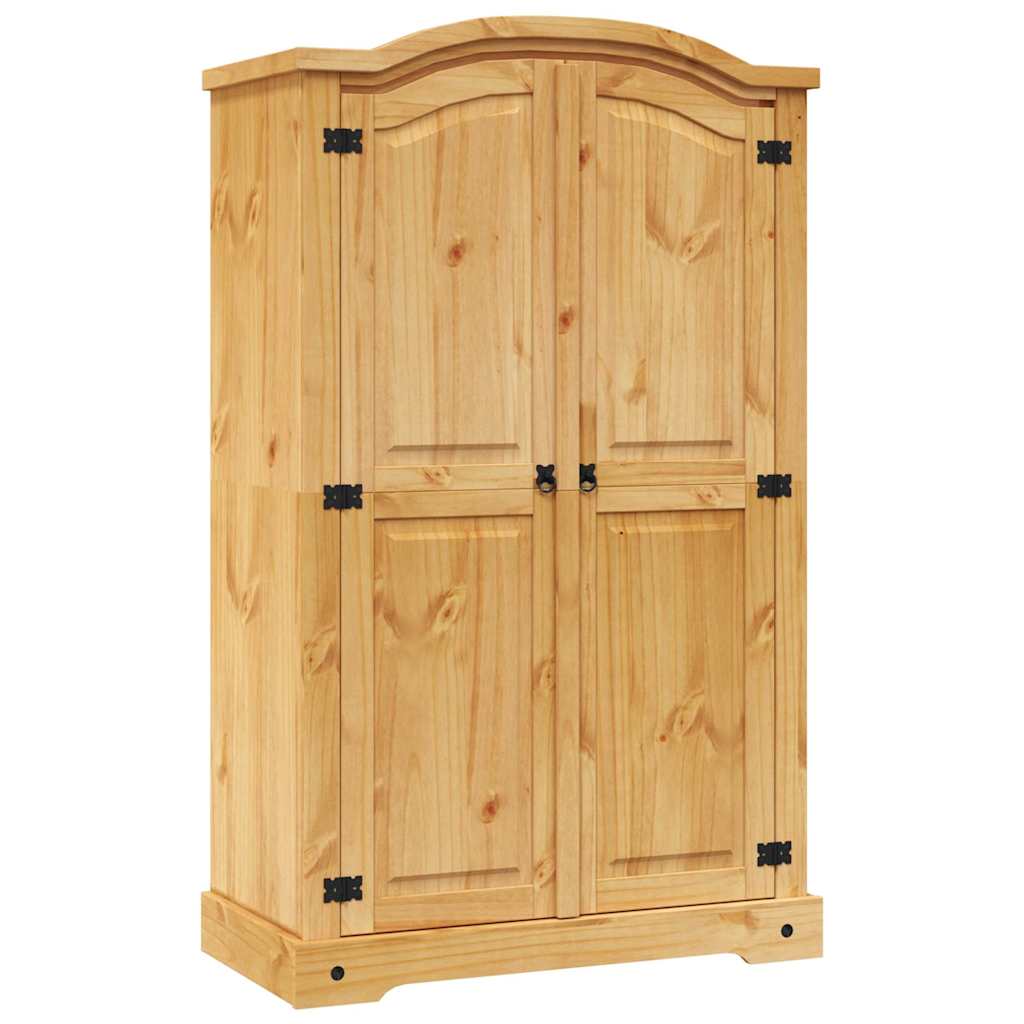 Thumbnail - vidaXL Kleiderschrank Mexiko-Stil Kiefernholz 2 Türen