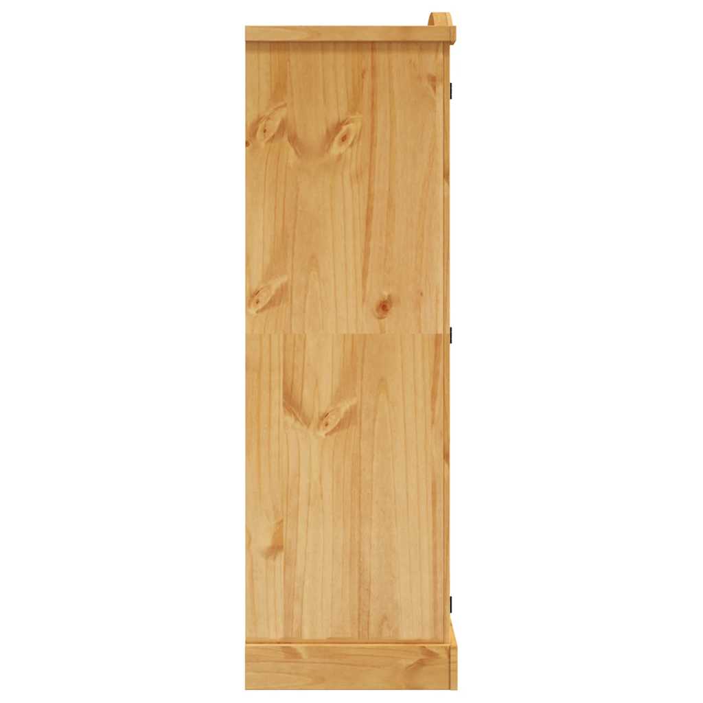 Pin Garde-robe Mexicain vente en gros 2 Portes Gris Armoire à Vêtements Rangement vidaXL