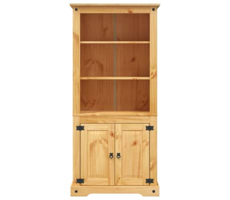 Vidaxl Pinewood Cupboard Corona Range Sideboard Cabinet Bookcase