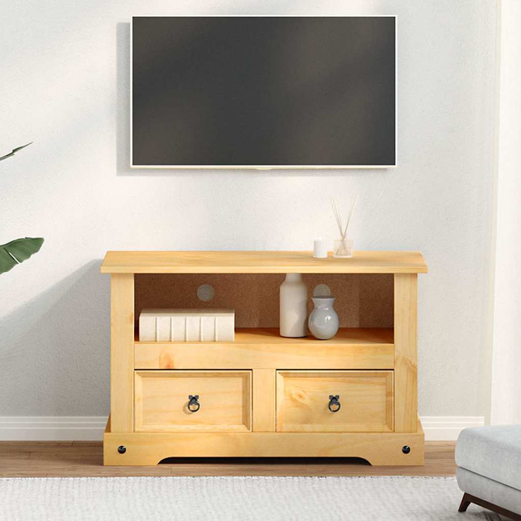vidaXL Tv-meubel Mexicaans grenenhout Corona-stijl 91x43x56 cm