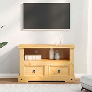 TV skříňka mexická borovice Corona 91 x 43 x 56 cm - obrázek 3