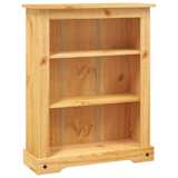 vidaXL Bücherregal mit 3 Böden Mexiko-Stil Kiefer Corona 81x29x100 cm