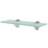 vidaXL sienas plaukts, 30x10 cm, 8 mm, stikls