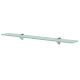 vidaXL sienas plaukts, 70x10 cm, 8 mm, stikls