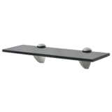 vidaXL sienas plaukts, 30x10 cm, 8 mm, stikls