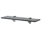 vidaXL sienas plaukts, 40x10 cm, 8 mm, stikls