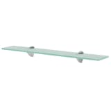 vidaXL sienas plaukts, 60x20 cm, 8 mm, stikls