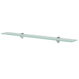 vidaXL sienas plaukts, 80x20 cm, 8 mm, stikls