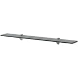 vidaXL Flytende hylle glass 80x20 cm 8 mm