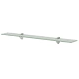 vidaXL sienas plaukts, 70x20 cm, 8 mm, stikls