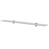 vidaXL sienas plaukts, 80x20 cm, 8 mm, stikls