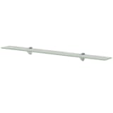 vidaXL sienas plaukts, 90x20 cm, 8 mm, stikls