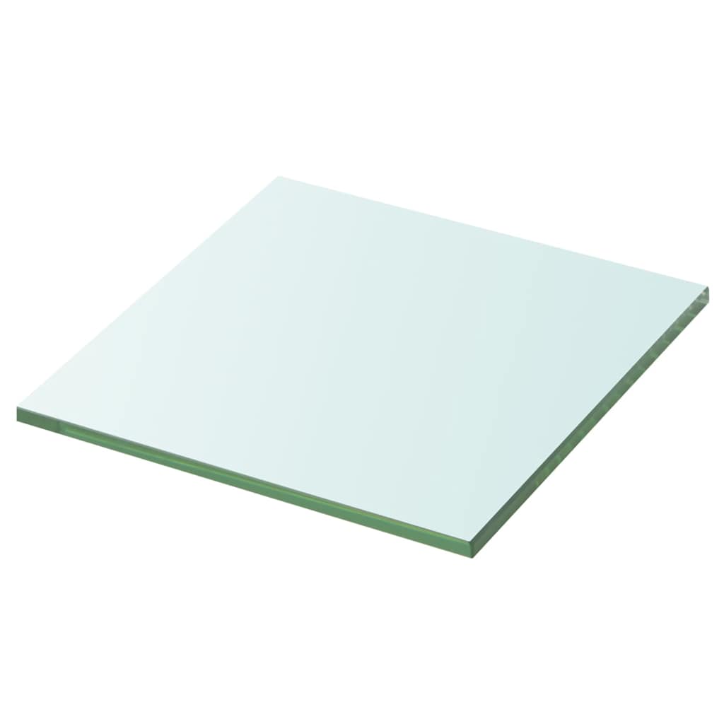 vidaXL Raft din sticlă transparentă 20 x 20 cm