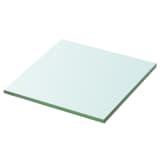 vidaXL Shelf Panel Glass Clear 20x20 cm