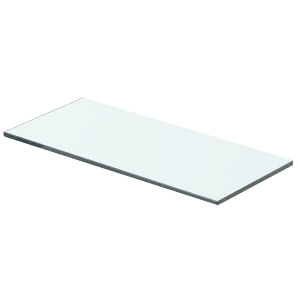 vidaXL Raft din sticlă transparentă, 40 x 12 cm