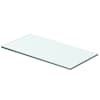 vidaXLi klaasist riiuliplaat 40 x 15 cm l&auml;bipaistev