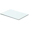 vidaXLi klaasist riiuliplaat 40 x 20 cm l&auml;bipaistev