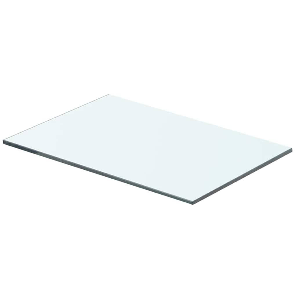 vidaXL Raft din sticlă transparentă, 40 x 20 cm