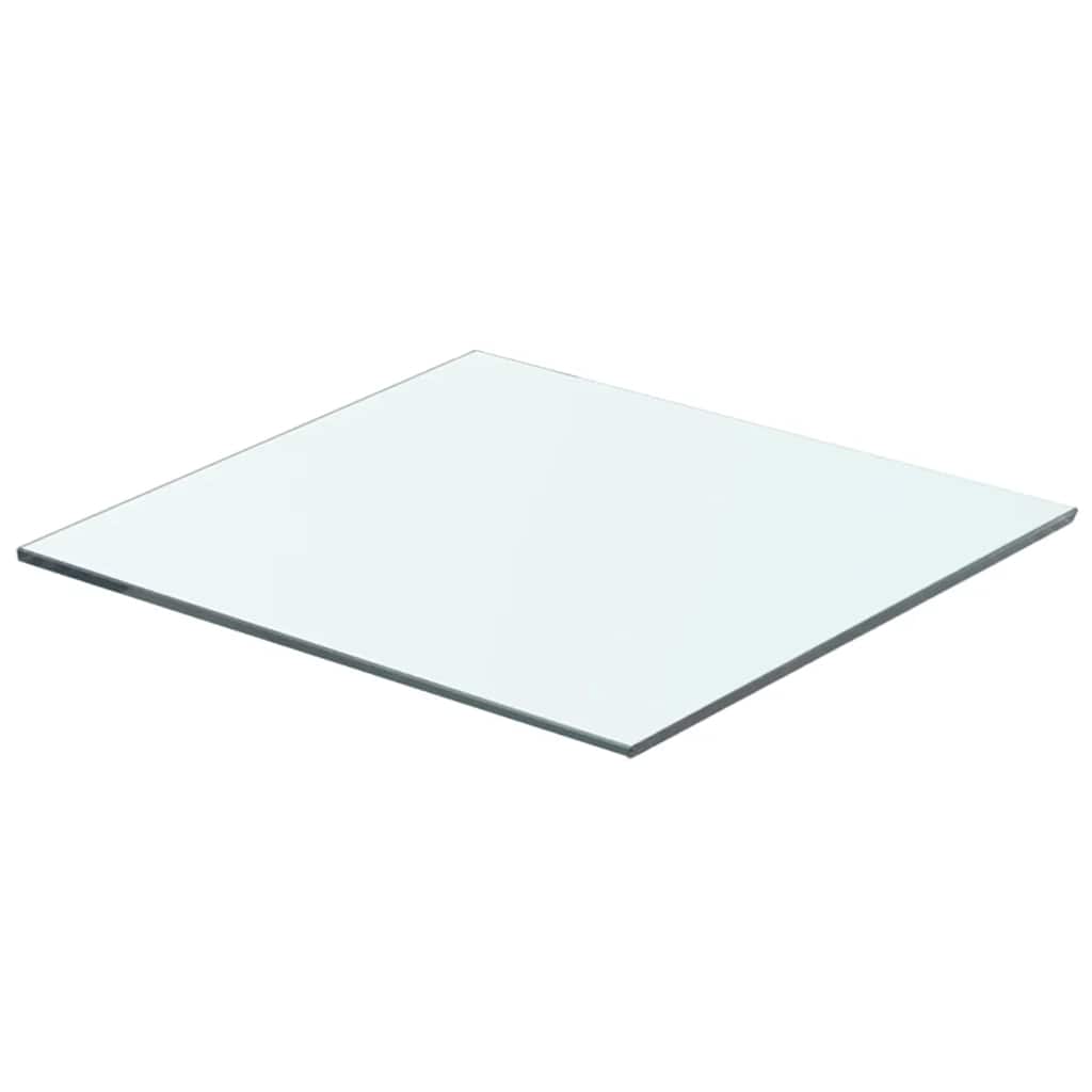 vidaXL Raft din sticlă transparentă, 40 x 30 cm