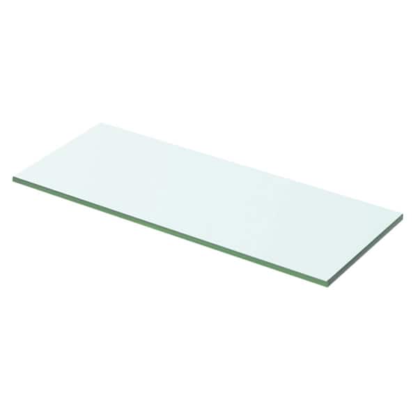 vidaXLi klaasist riiuliplaat 50 x 15 cm l&auml;bipaistev