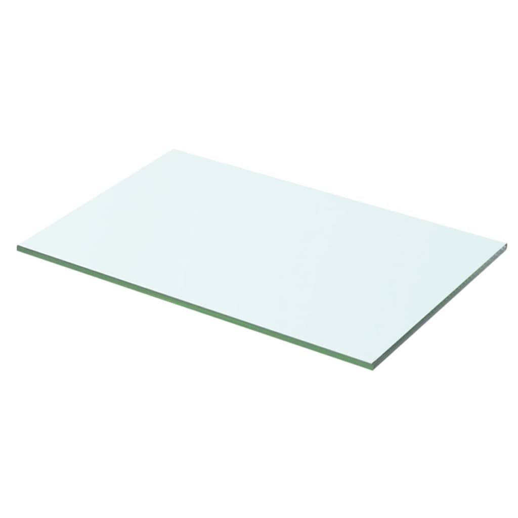 vidaXL Raft din sticlă transparentă, 50 x 25 cm