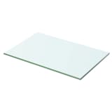 vidaXL Półka szklany, bezbarwny panel, 50x25 cm