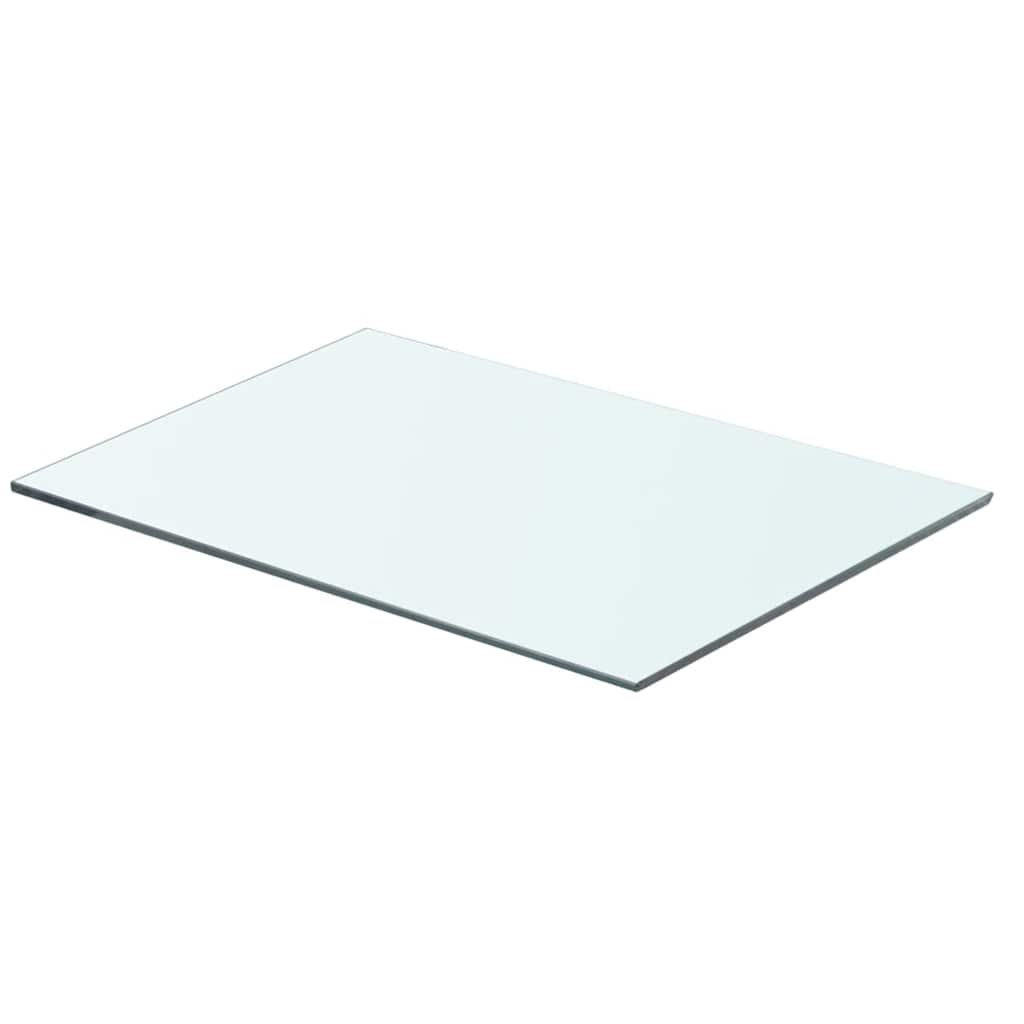 vidaXL Raft din sticlă transparentă, 50 x 30 cm