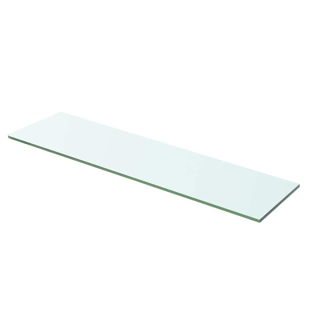 vidaXL Raft din sticlă transparentă, 60 x 12 cm