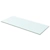 vidaXLi klaasist riiuliplaat 60 x 20 cm l&auml;bipaistev