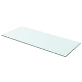 vidaXLi klaasist riiuliplaat 60 x 20 cm läbipaistev