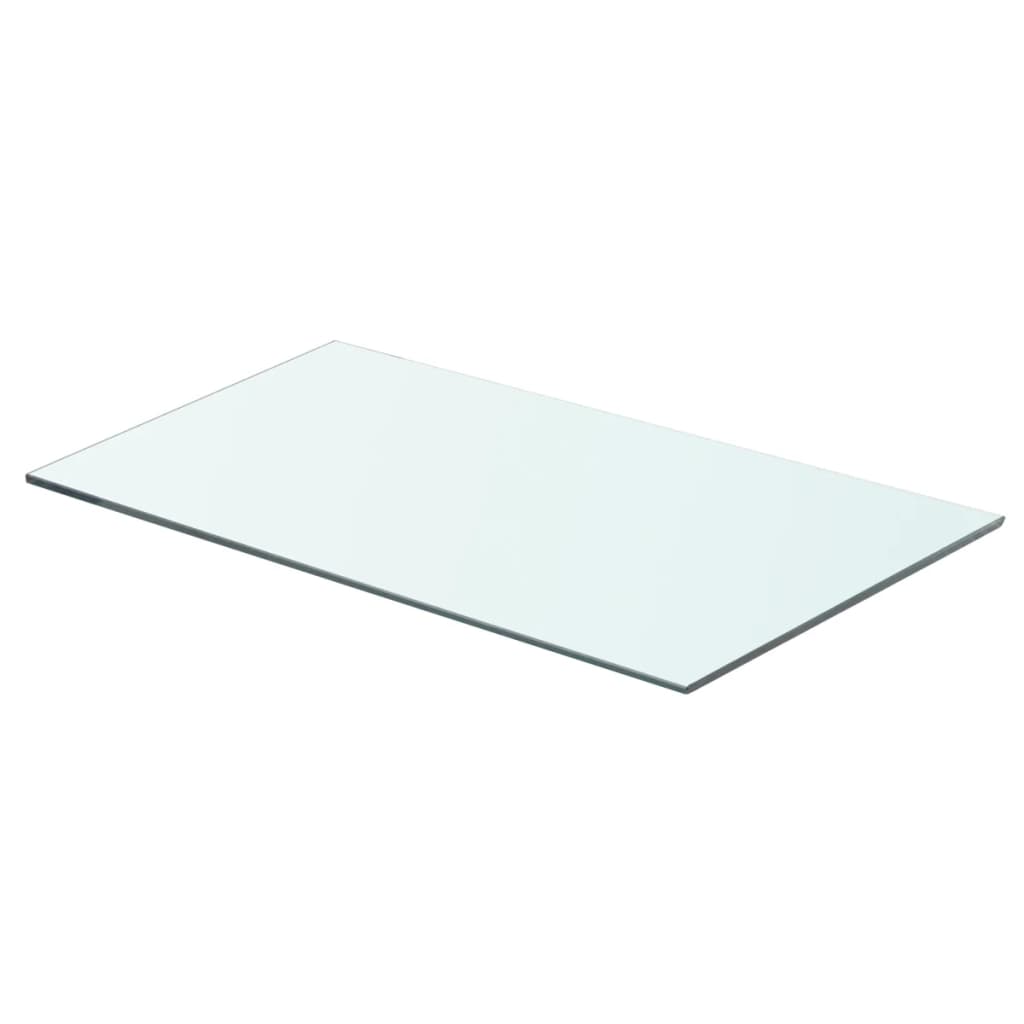 vidaXL Policová deska sklo čiré 60x30 cm