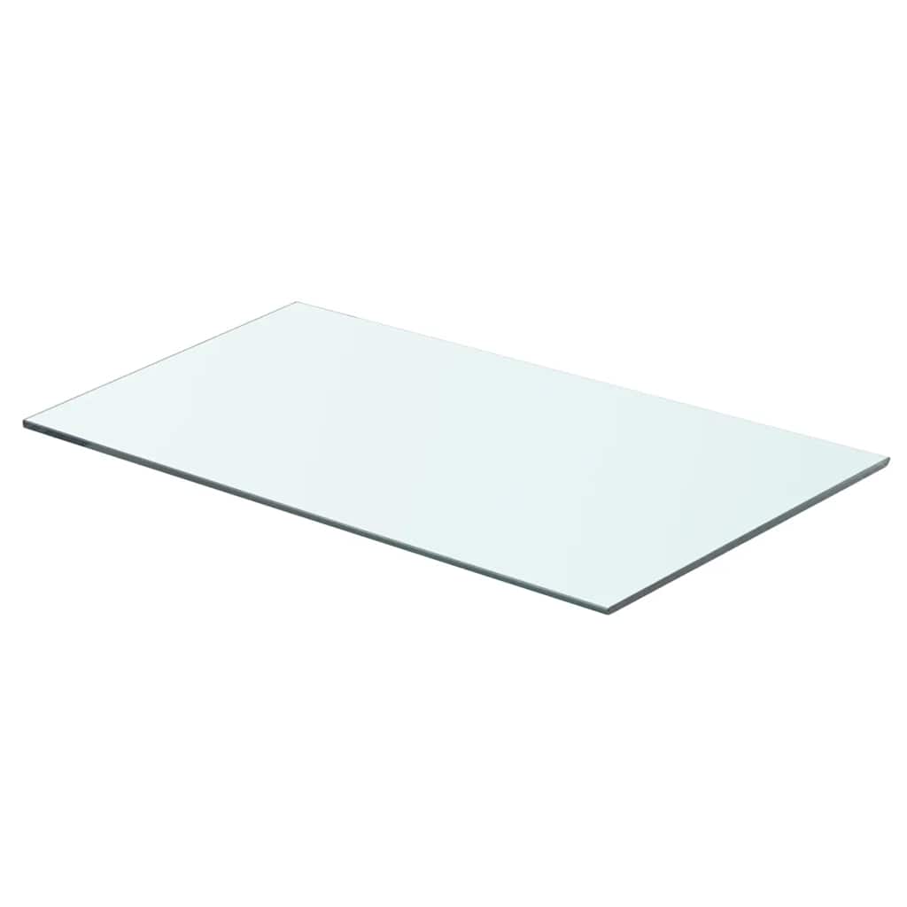 vidaXL Raft din sticlă transparentă, 60 x 30 cm