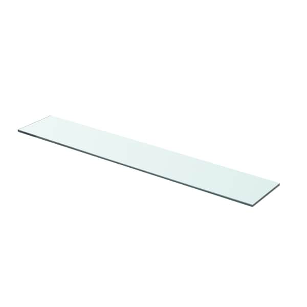 vidaXLi klaasist riiuliplaat 70 x 12 cm l&auml;bipaistev