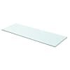 vidaXLi klaasist riiuliplaat 70 x 25 cm l&auml;bipaistev